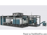 The image shows a 3D model of a large industrial machine. The machine is made up of multiple components, including a large ho...