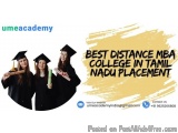 Best Distance MBA College in Tamil Nadu placement
