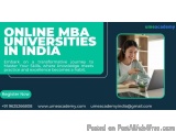 Online MBA Programs in India