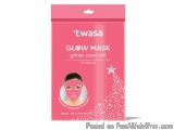The image is of a pink packaging of a Twasa Glow Mask. The packaging is rectangular in shape and has a white background. The...