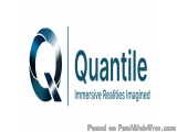 The image is a logo for a company called Quantile. The logo is a combination of the company name "Quantile" in a modern, sans...
