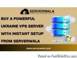 Buy a Powerful Ukraine VPS Server with Instant Setup from Serverwala