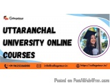 Uttaranchal University Online Courses