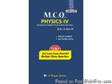 The image is the cover of a book titled "M.C.Q. Physics-IV (Perspectives of Modern Physics & Basic Electronics) B.Sc. II, Sem...