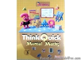 The image is the cover of a book titled "Think Quick Mental Maths Class 3". The cover has a yellow background with a blue bor...
