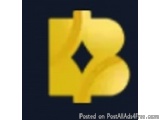 The image is a logo of a dollar sign. The dollar sign is in the shape of a letter "B" with a diamond in the center. The diamo...