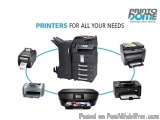 The image shows a group of printers for all your needs. There are six printers in total, arranged in a circular pattern. The...