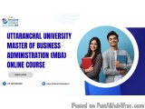 Uttaranchal University Master of Business Administration (MBA) Online Course