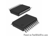 The image shows two black electronic components, which appear to be microchips. The components are rectangular in shape and h...