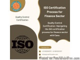 ISO Certification Process for Finance Sector | Quality Control Certification