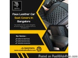 Faux Leather Car Seat Covers In Bangalore