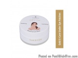 The image is of a white round jar of Gold E-Care Under Eye Patches. The jar is made of plastic and has a lid on top. The labe...