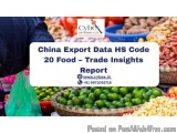 China Export Data Hs Code 20 Food – Trade Insights Report