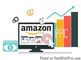 The image is an illustration of a computer monitor with the word "Amazon" on the screen. The monitor is surrounded by various...
