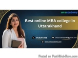 Best online MBA college in Uttarakhand