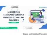 Maharishi Markandeshwar University Online Courses