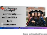 Manipal university online  BBA fees structure