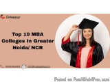 Top 10 Mba Colleges In Greater Noida/ Ncr