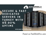 Secure & Fast Dedicated Servers in Turkey with 99.90% uptime