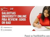 Galgotias University online MBA Review: Good or Bad