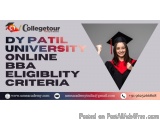 DY Patil university online BBA  eligiblity criteria