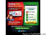 The image is an advertisement for a website called BizTalBox. It has a red background with a cartoon image of a man in the ce...