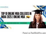 Top 10 Online MBA Colleges In India 2025 | Online MBA