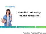 Shoolini university online education