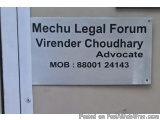 Mechu Legal Forum Adv. Virender Choudhary