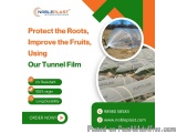 Protect the roots, improve the fruits using our tunnel film