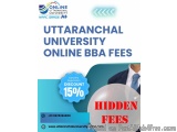 uttaranchal university online BBA fees