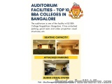 Auditorium Facilities - Top 10 BBA Colleges in Bangalore