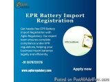 EPR Battery Import Registration Experts in India