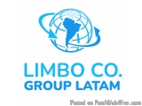 The image is a logo for Limbo Co. Group Latam. It is a blue logo with the company name written in white text. The logo is a c...