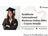 Symbiosis International Business Online MBA â€“ Course Details