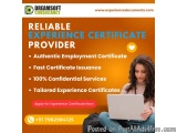 Best & Reliable Experience Certificate Support Service in Mumbai