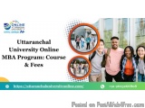 Uttaranchal University Online Mba Program: Course & Fees