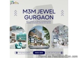 The image is an advertisement for M3M Jewel Gurgaon, a commercial project in Gurgaons, India. The advertisement is promoting...