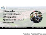 Uttaranchal University Master of Computer Applications (MCA) placement