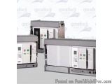 The image shows three different types of industrial machines. The machines are grey in color and have a sleek, modern design....