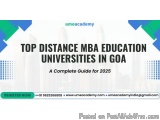 Top Distance MBA Education Universities for Admission in Goa