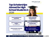 Best International Scholarships for High School Students in 2026