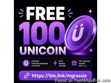 Free 100 Unicoins Jse Listed Soon