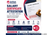 Salary Certificate Attestation Services In India | Fast & Reliabl...