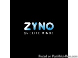 The image is a logo for a company called "ZYNO by Elite Mindz". The logo is written in a modern, sans-serif font and is in a...