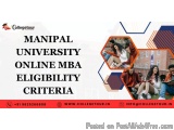 Manipal University Online Mba Eligibility Criteria