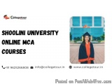 Shoolini University Online Mca Courses
