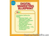 The image is a digital marketing blueprint for a company called Ishine. The background is a light yellow color and the text i...