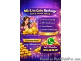 Niki Live Coins Recharge â€“ Fast & Secure | LH Talent Agency