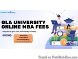 GLA University Online MBA Fees